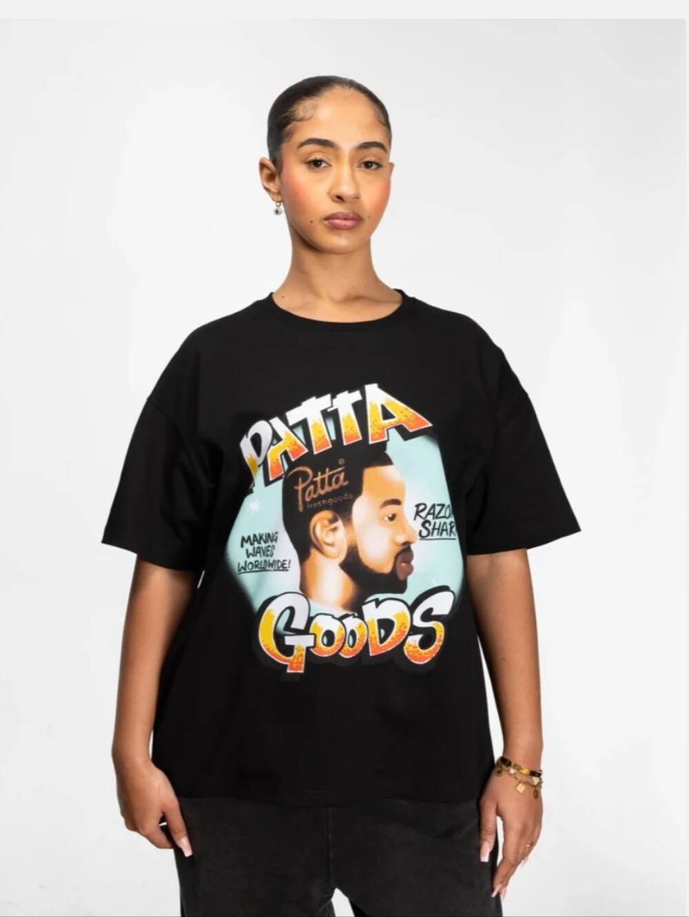 Patta x JFG Patta x Joe Freshgoods Barber shop T-shirt Black Sz XL